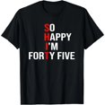 thumbnail image 1 of ¡Feliz De Tener 45 Años! Divertida Playera 45 Cumpleaños Mujer, 1 of 7
