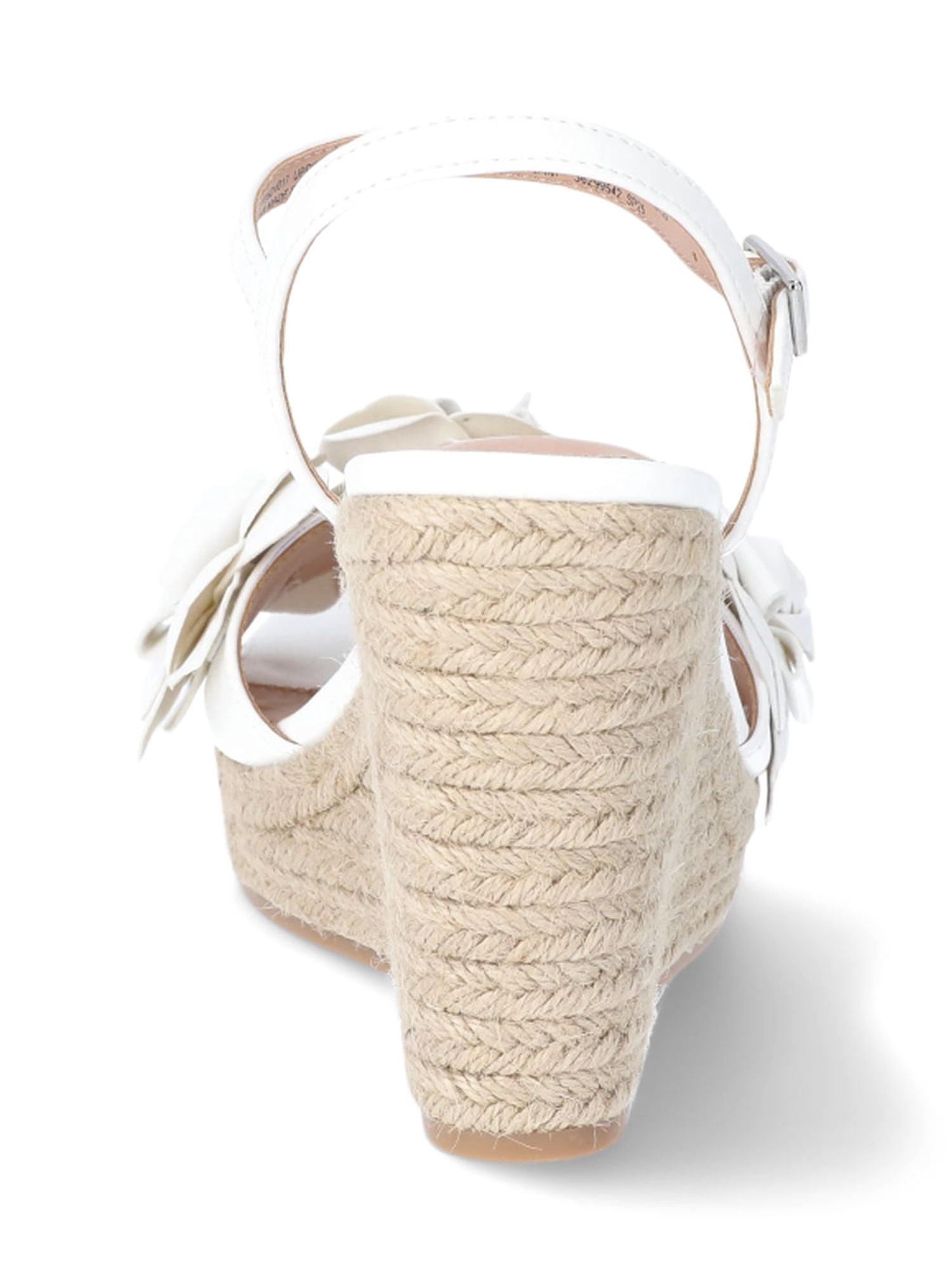 Time and Tru Women's Flower Wedge Sandals