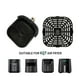 thumbnail image 5 of 2 piezas de repuesto para sartenes para freidoras de aire Instants Vortex Plus de 6 qt con Silicon Warfare, 5 of 5