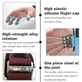 thumbnail image 3 of 1 pieza Azul 40 lb Entrenador de flexión y extensión de dedos Extractor de abducción de rehabilitación Equipo de ejercicio de fuerza de estiramiento Agarre de fuerza de dedo, 3 of 5