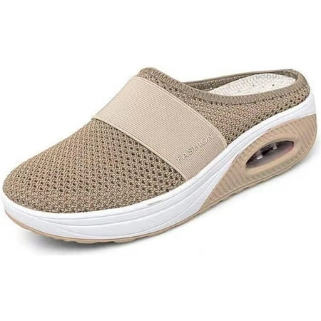 HOKILAW Sevensmz Shoes  Women Walking Shoes Air Cushion Slip-On Shoes-Orthopedic Diabetic Walking Shoes  Mesh Sneaker Sandals