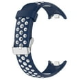 thumbnail image 4 of Two Tone Silicone Strap with Metal Connector for Watches Silica Gel for Style, 4 of 6