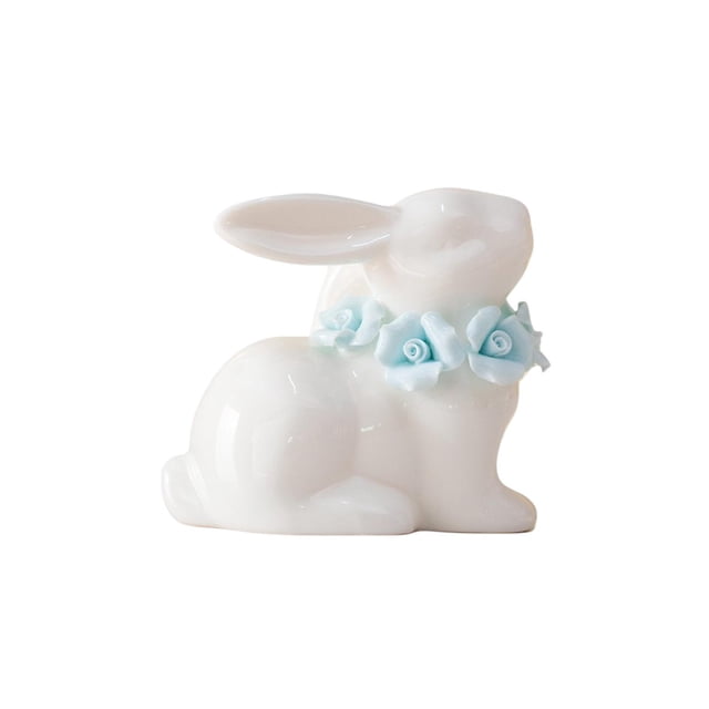 Decoraciones de Mesa para la Sala de Estar Ornamento de Conejito de Cerámica Lindo para la Decoración Del Hogar Y la Sala de Estar Regalos de Cumpleaños para Novias Y Amigos Como Recuerdos