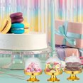 thumbnail image 5 of Gold Mini Cupcake Stand,Portable Plastic Cupcake Stand Plate Dome Cover,12pack Dessert Display Plate with Clear Lid for Wedding,Birthday, 5 of 7