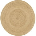 thumbnail image 2 of Nourison Natural Jute Coastal, Nautical & Beach Natural 8' x Round Area Rug (8 Round), 2 of 8