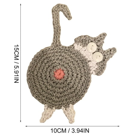 

WOXINDA Cat Coasterss Home Decoration Personalized Decoration Cute Coasterss