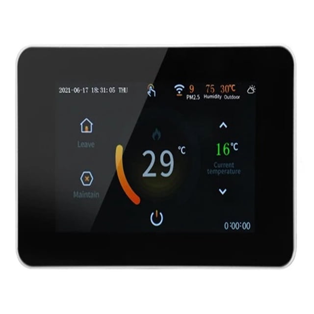 Tuya Smart Thermostat Electric Floor Heating Water Heating Temperature Controller CO2 And Humidity Sensor ,Save Energy