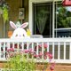 thumbnail image 3 of Easter Yard Plug Outdoor Fence Decorative Ground Plug Peeping Rabbits, 3 of 5