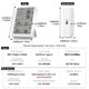 thumbnail image 3 of Tuya WiFi+RF433 Temperature Humidity Sensor Weather Station Display Monitor Thermometer Hygrometer Support Voice Control, 3 of 4