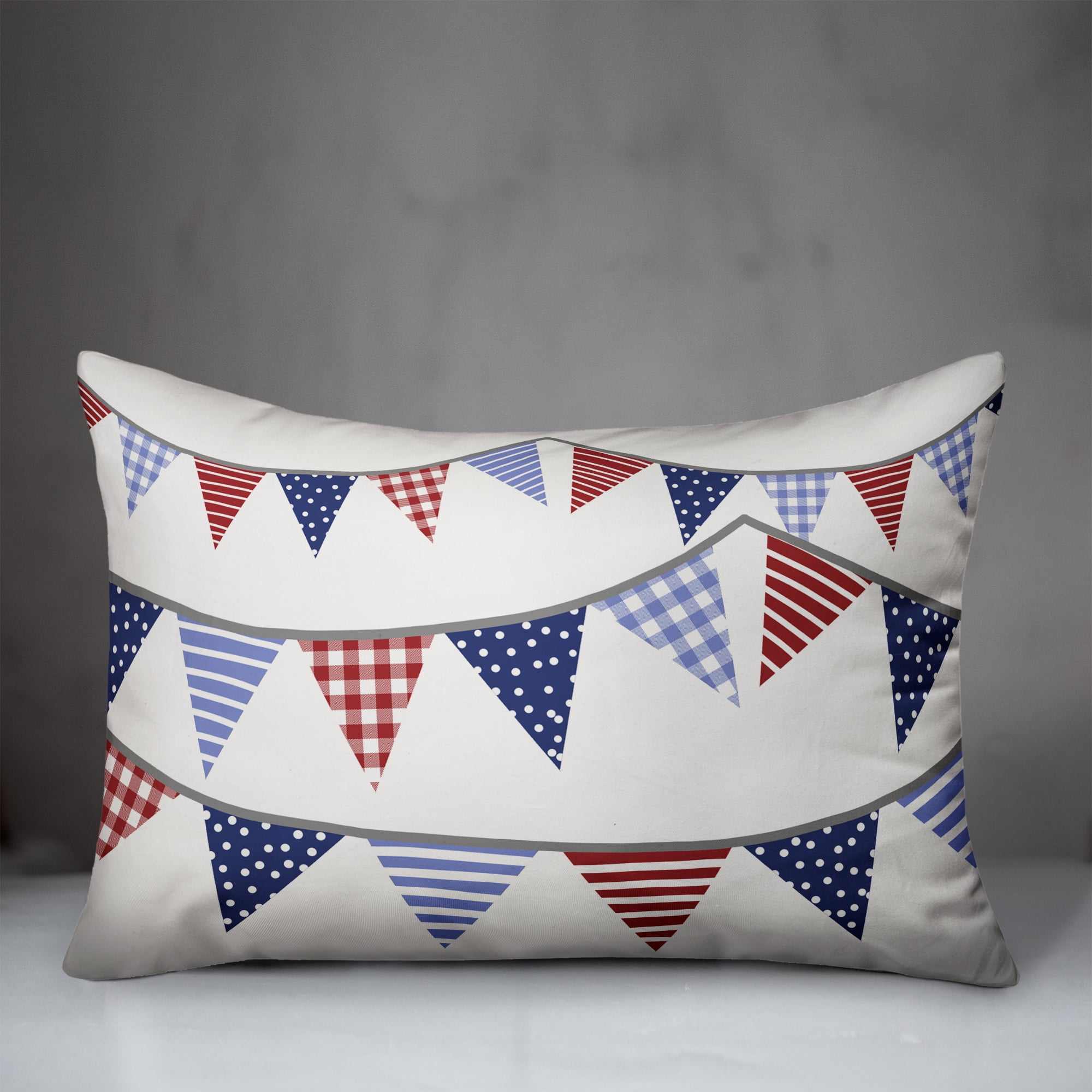 Creative Products Patriotic Garland 14 x 20 Indoor / Outdoor Pillow