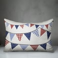 thumbnail image 3 of Creative Products Patriotic Garland 14 x 20 Indoor / Outdoor Pillow, 3 of 3