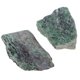 thumbnail image 4 of 2 uds. Piedra de cristal de Natural roca pulida espécimen de piedras naturales Piedra preciosa verde roja perfke Espécimen mineral de cristales crudos, 4 of 9