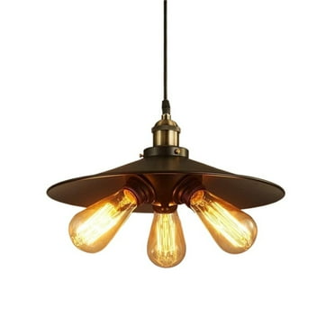 Industrial style black metal pendant lighting for kitchen island vintage American iron pendant lamp retro farmhouse rustic pendant light fixture adjustable ceiling hanging lamp for dining room table