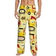 thumbnail image 2 of Lsque Funny Construction Vehicles Print Men's Pajama Pants, Lounge Pant - Comfortable Home Wear,Elastic Waistband, Stylish Design-Medium, 2 of 9