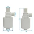 thumbnail image 3 of 2 válvulas de control de nivel de agua automáticas, válvula de bola flotante para tanque de torre de 1/2 pulgadas, exterior vertical, 3 of 3