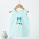 thumbnail image 2 of Gibobby Blusas Holgada Camiseta sin mangas de baile para niños pequeños y niñas(Verde, 8-9 Años), 2 of 3