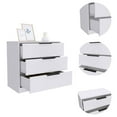 thumbnail image 5 of Depot E-Shop Egeo 3 Drawer Dresser White, 5 of 5