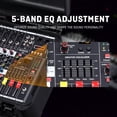thumbnail image 3 of Audio Mixer BOMGE Professional 6-Channel w/ Bluetooth & USB, 3 of 9