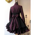 thumbnail image 4 of Vestido gótico medieval con lazo Vestido renacentista steampunk Vestido con lazo punk, 4 of 4