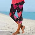 thumbnail image 1 of TaTaai Valentine's Day Printed Non-see-through Women High Waisted Yoga Leggings Stretchy Breathable Elastic Gym Workout Casual Daily Full Length Pants Gift, 1 of 5