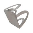 thumbnail image 3 of Soporte de servilletas, dispensador de tejidos, acero inoxidable, organizador de la rejilla para toallas de papel para mesa de comedor de mesa para el Forma de arco, 3 of 8