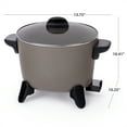Presto Big Kettle Ceramic Deep Fryer/MultiCooker, 06026 New