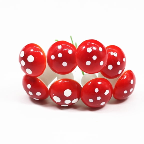 100Pc Decorative Mushrooms - For Home Decor, Garden Accent, Party Centerpieces, Tabletop Decor, Office Desk, Bedroom Shelf, Living Room Corner, Craft Diy Projects - Indoor Outdoor