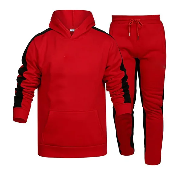 Conjunto de sudadera con capucha y pantalones de chándal para hombre, conjuntos de gimnasio de alta calidad, conjunto de sudadera con capucha deportiva informal para otoño e invierno, ropa de calle