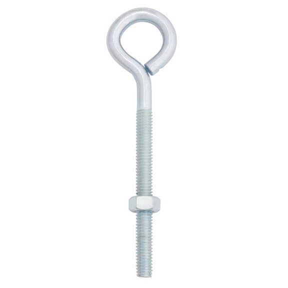 Hampton 5/16 in. X 5 in. L Zinc-Plated Steel Eyebolt Nut Included