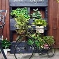 thumbnail image 2 of Ktaxon 3-Tier Decorative Bicycle Metal Plant Stand & Flower Pot Holder Black, 2 of 7