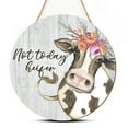 thumbnail image 4 of JJKBVCLO Happy Spring Beige Welcome Sign Wooden Home For Holiday Porch Home Happy Holidays Sign 12 Inch, 4 of 6