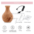 thumbnail image 2 of Humidificador de Aromaterapia Malubero Madera de Bamboo Malu991, 2 of 3