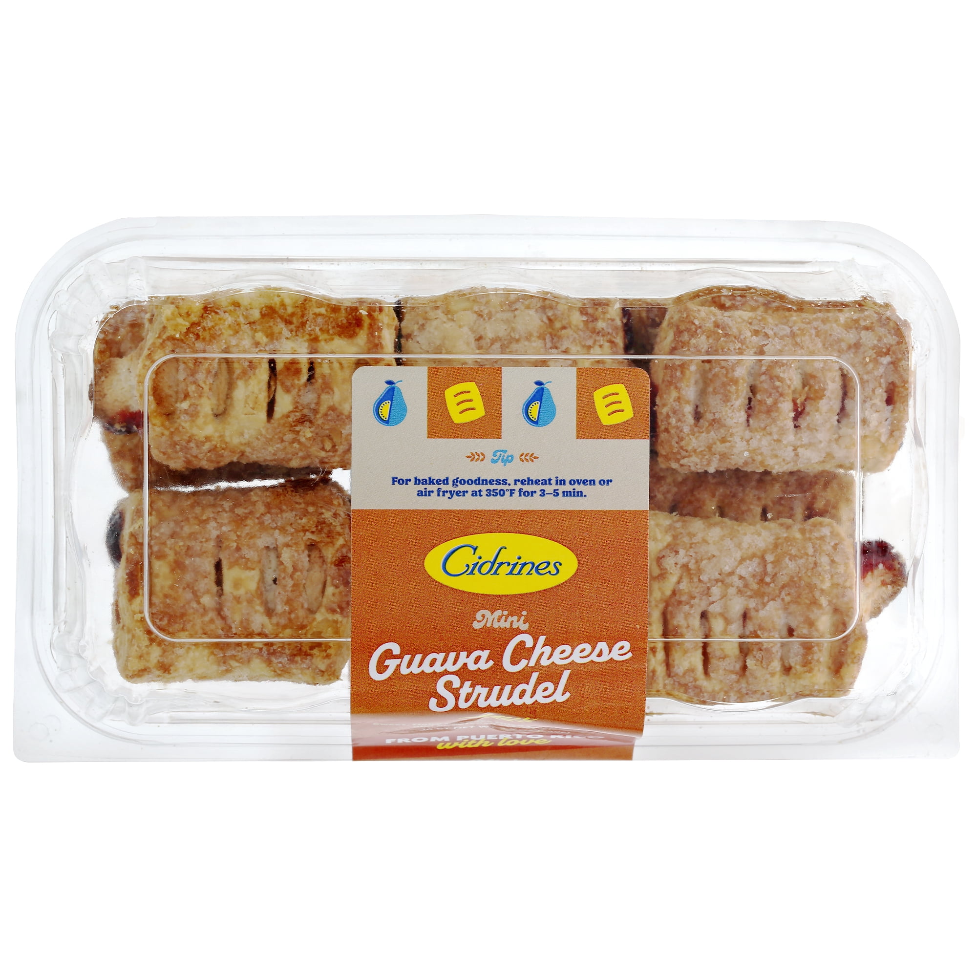 Cidrines Mini Guava & Cheese Strudel, 10 Count Ready to Eat