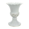 thumbnail image 2 of karymi Vintage White Metal Planter Pots, Small Vase Roman Flower Vase Rustic for Wedding Event Office Table Centerpiece and Gift House Decor Gifts for Women, 2 of 9