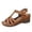 Brown, variant on Wedge Sandals For Women Wide Width Comfortable Open Toe Ankle Strap Platform Low Heel Summer Casual Walking Shoes