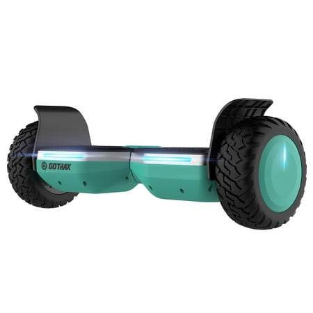 GOTRAX SRX PRO Hoverboard with Bluetooth Speaker, 7.5Miles Distance, 220 lbs. Max Weight, 7.5Mph Max Speed, 8.5 In. Off-road Tires and LED Headlights Teal