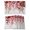 White Red, variant on Red Eucalyptus Leaves Placemats Set of 6, Summer Botanical Weeping Wooden Placemats for Dining Table, Place Mats for Kitchen Tabletop, Waterproof Wipeable Dining Table Mats Set