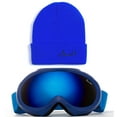 thumbnail image 2 of Cloud 9 - Professional Kids Boys and Girls Snow Goggles "Shifty"Anti-Fog Dual Lens UV400 Protection Triple Layered Foam Snowboarding Ski Goggles with Matching Color Beanie, 2 of 5