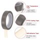 thumbnail image 4 of PTFE Película Cinta Rollo, 0,4" x 33 Pies Alta Temperatura Cinta 0,06mm Grosor con Un Lado Adhesivo para Vacío Selladoras Máquina, Manual Impulso Selladoras, Gris, 4 of 5