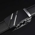 thumbnail image 2 of Ceinture Homme, Ceinture en Cuir pour HommeStyle B, Rglable Ceinture Boucle Automatique 3.5cm * 120cm (Bote incluse), Ceinture en cuir d'affaires, Va, 2 of 3