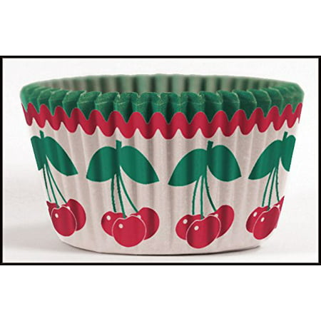 , No Muffin Pan Required Baking Cups, Harvest Fruit Cherry 8975, Grease proof papers are easy to peel off and will not stick to bakeware. By Cupcake