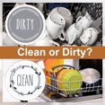 thumbnail image 3 of Clean Dirty Dishwasher Magnet, Double Sided Dishwasher Sign Clean Dirty Magnetic Flip Decoration Dishwasher Indicator Sign for Dish Washer Dish Bin Decor Kitchen Organization Storage, 3 of 7
