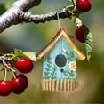 thumbnail image 3 of Decorative Hanging Resin Birdhouse Outdoor Garden Novelty Hut for Lovers, 3 of 5