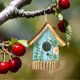 thumbnail image 4 of Pajarito colgante de resina Pajarito de exterior Pajarito decorativo Pajarito novedoso Pajarito decorativo Pajarito de jardín Decoración de exterior Amantes de los pajaritos, 4 of 6