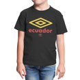 thumbnail image 2 of Umbro Kids Ecuador Diamond Logo T Shirt (Black, XS-XL), 2 of 4