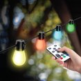 thumbnail image 6 of Feit Electric Corded Outdoor 24' Foot 12 Light Color Changing Smart RGB  LED String Light, 6 of 14