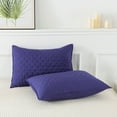 thumbnail image 5 of JML 3 Pieces Navy King Comforter Set, Soft Microfiber Bedding Set With 1 Comforter and 2 Pillow Cases Suit for All Seasons, 5 of 8