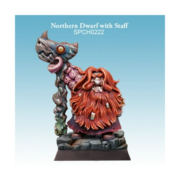 Spellcrow Northern Dwarf w/Staff #1 New