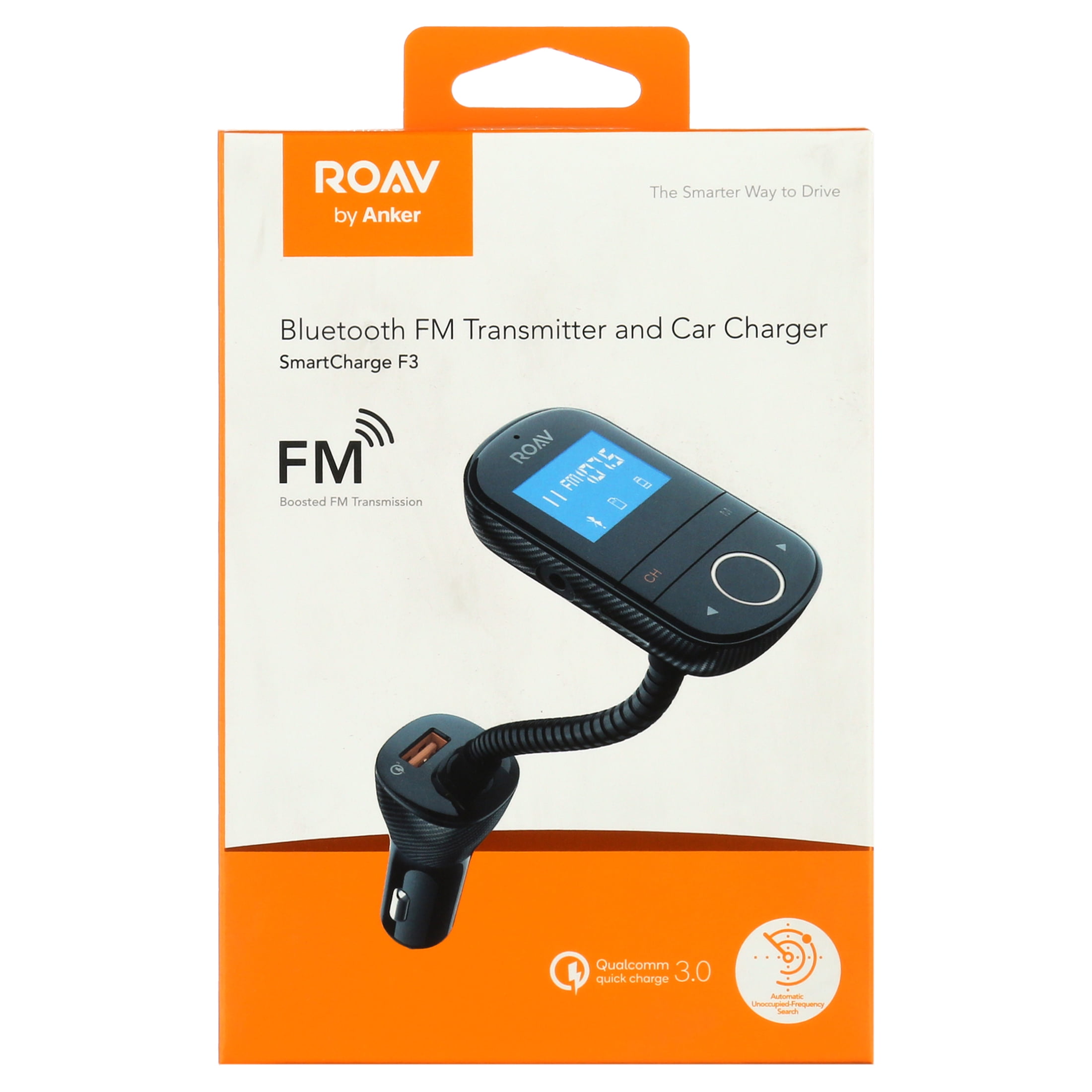 Anker Roav SmartCharge F0 Bluetooth FM Transmitter Deal for $13.59