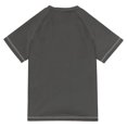 thumbnail image 6 of FORMRS Boys Rash Guard Short Sleeves Swim Shirt Quick Dry UPF 50+ Sun Protection, Sizes 3-12T, Beige Halloween Skeleton, 6 of 6